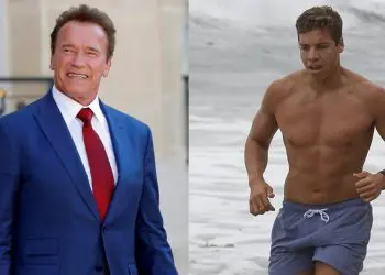 Arnold Schwarzenegger With Son Joseph Baena