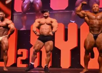 Big Ramy, Roelly Winklaar & Nathan De Asha Guest Posing