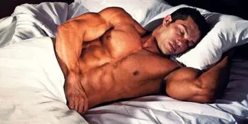 bodybuilder sleep