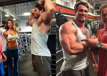 calum von moger and arnold schwarzenegger