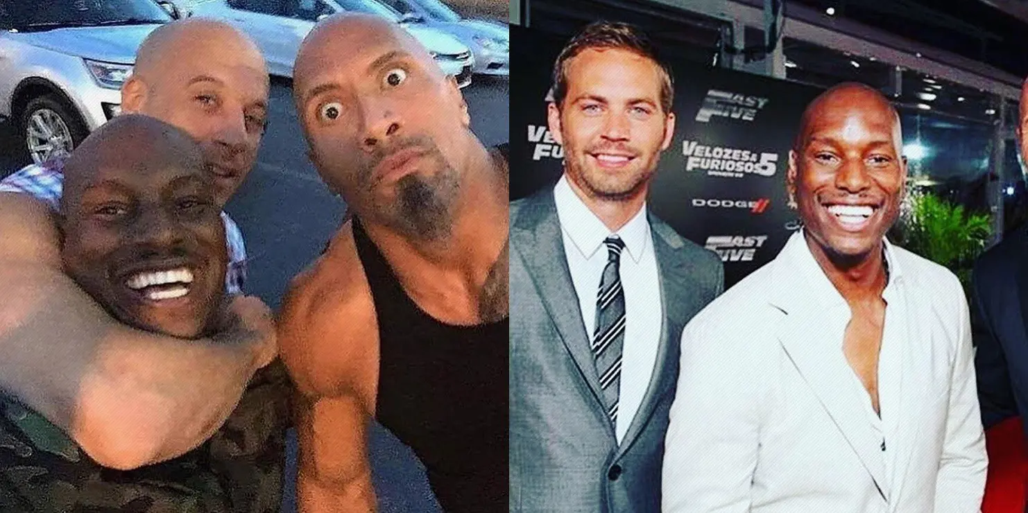 Tyrese Gibson & Dwayne Johnson