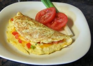 shrimp-and-cheese-omelette