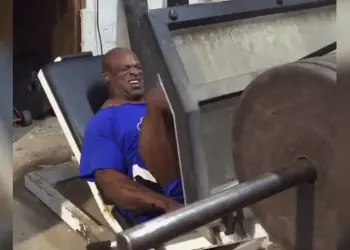 Ronnie Coleman Training Hard With Partner Big J. Before Another Surgery