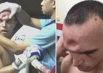 Muay Thai fighter skull