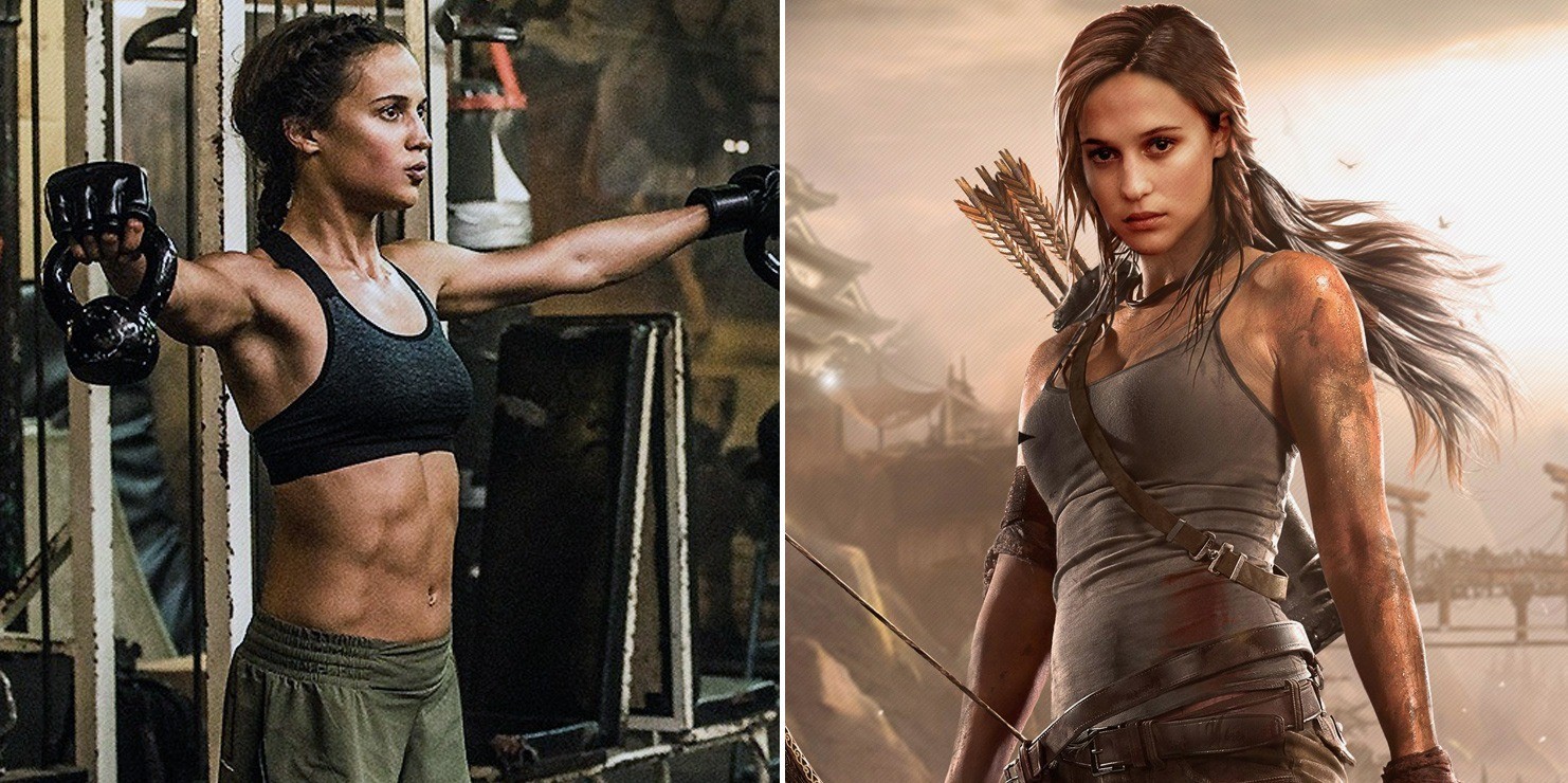 Alicia Vikander Tomb Raider Workout