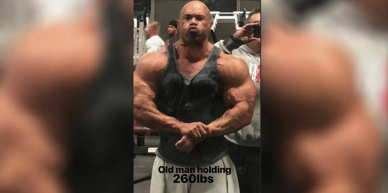 Kevin Levrone at 260lbs