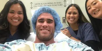 Calum von Moger in Surgery