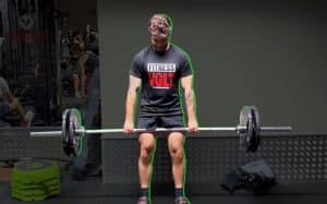 Powerlifting Coach Enrique Santatecla Perform The Barbell Deadlift