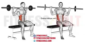 Seated Barbell Twist: Strengthen Your Core & Obliques