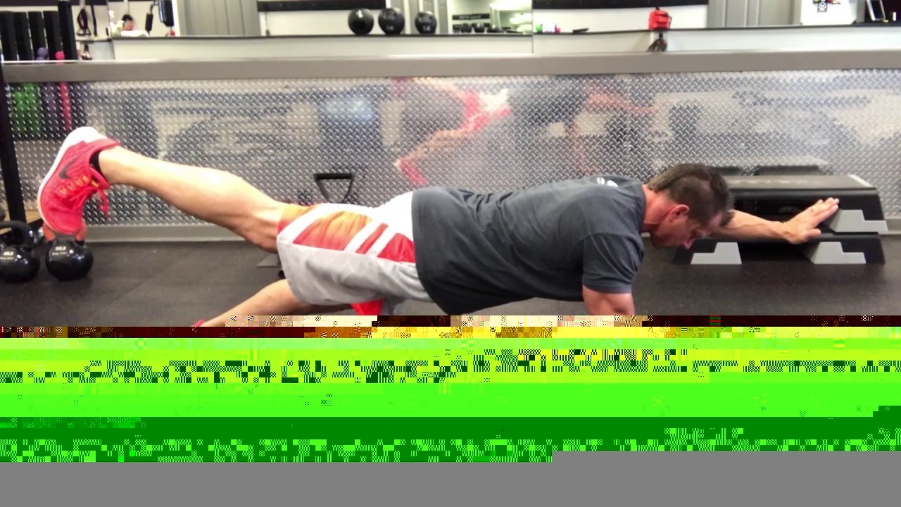 High Bird Dog Plank Core Fitness Volt