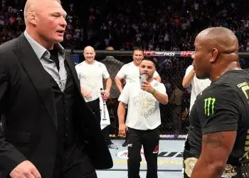 Brock Lesnar and Daniel Cormier