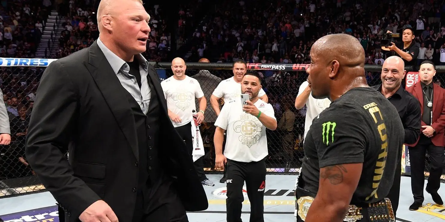 Brock Lesnar and Daniel Cormier