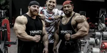 Flex Lewis and Roelly Winklaar team up to train back