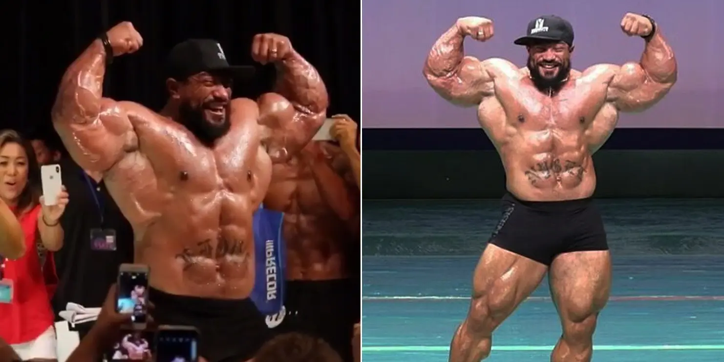 Roelly's performance in 2018 Olympia Amateur China