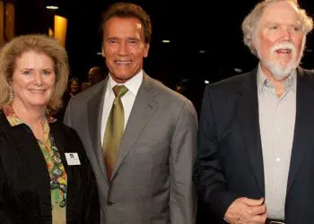 Todd and Arnold Schwarzenegger