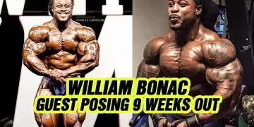 WATCH: William Bonac Guest Posing Around 9 Weeks Out Mr. Olympia