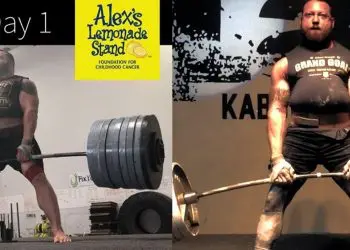 Chris Duffin Plans To Deadlift 880lbs Every Day For Month To Raise Fund For Cancer Research