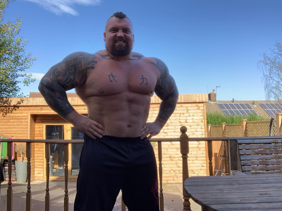 Eddie Hall looks ripped after his transformation (Image: Instagram)