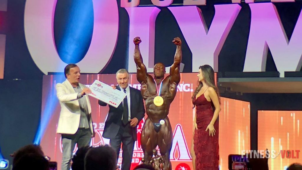 Shawn Rhoden is the winner of Mr. Olympia 2018