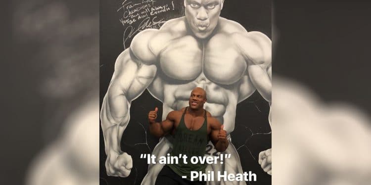 Phil Heath back in the gym "It ain't over"
