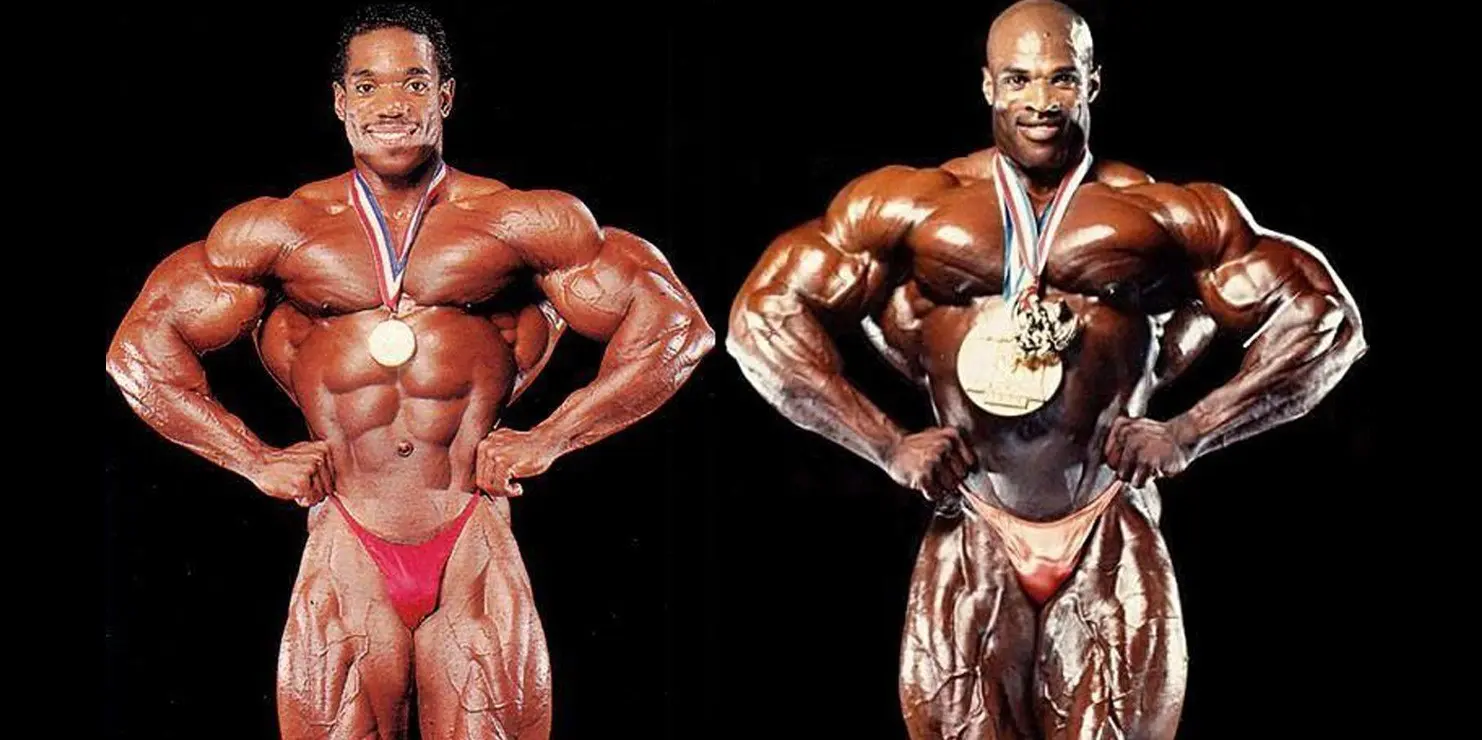 Ronnie Coleman and Flex Wheeler