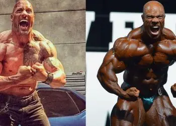 The Rock and Phil Heath