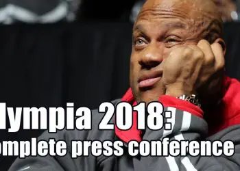 Mr. Olympia 2018 full press conference