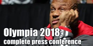 Mr. Olympia 2018 full press conference