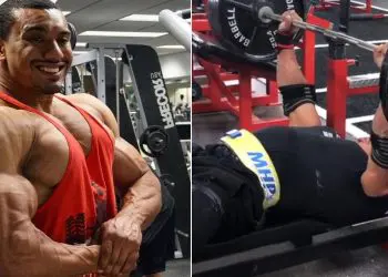 Larry Wheels Bench Pressed Whopping 405 Ibs For A Set Of 25