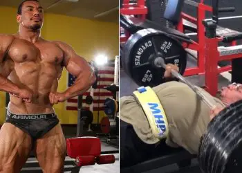Larry Wheels Lifted An Impressive 605 Lbs From Bench Press Three Times