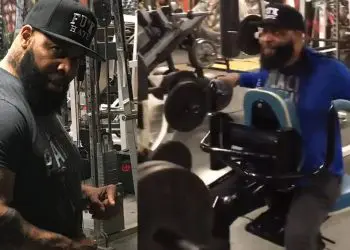 C.T. Fletcher Back In The Gym Looks Strong