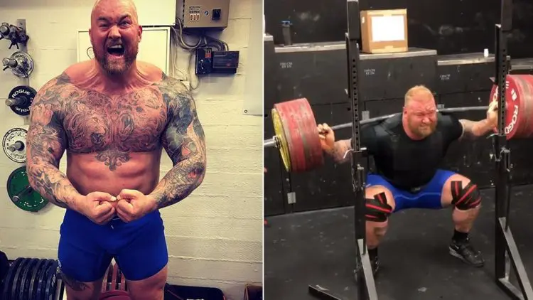 Hafthor Bjornsson Squated Outstanding 880 lbs! – Fitness Volt