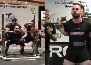 Australian Powerlifter Nathan Tanis Squats Nearly 4x His Body Weight