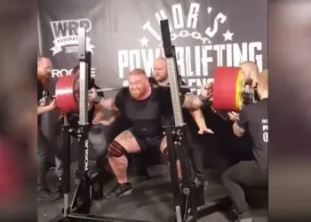 Strongman Hafthor Bjornsson Impresses With Big Total at Powerlifting Meet