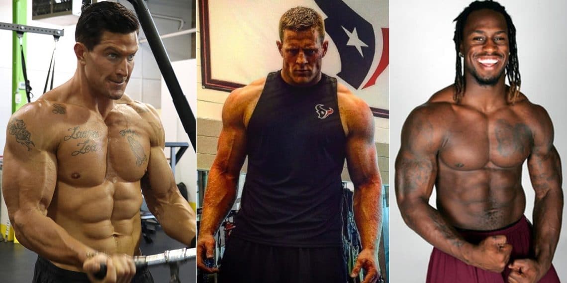 The 6 Most Jacked NFL Players Fitness Volt
