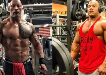 The Rock Is In His Best Shape Ever At 257 Pounds And Phil Heath Approves