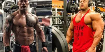 The Rock Is In His Best Shape Ever At 257 Pounds And Phil Heath Approves