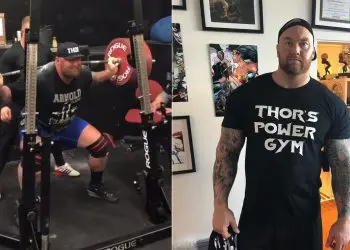 Hafthor Bjornsson Breaks A Personal Record With An Insane 980 Pound Squat