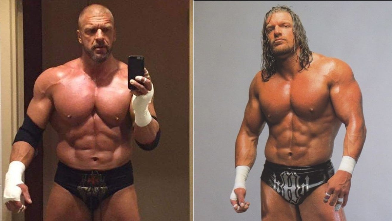 These days Triple H is assuming a bit more corporate and backstage... 