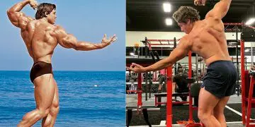 Joseph Baena Mimics Posing Of Father Arnold Schwarzenegger