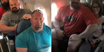 Massive And Strong Men Vs. Tiny Airplane Seats