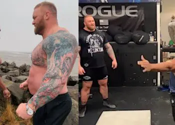 Larry Wheels combine forces with Hafthor Bjornsson