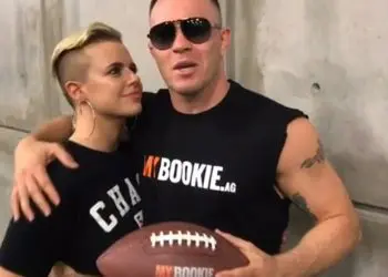 Colby Covington Butt-Slapped Woman To Promote His Super Bowl Sponsor