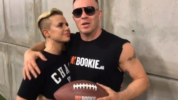 Colby Covington ButtSlapped Woman To Promote His Super Bowl Sponsor