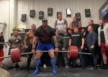 Hafthor Bjornsson Nails Heaviest Deadlift On Elephant Bar Ever
