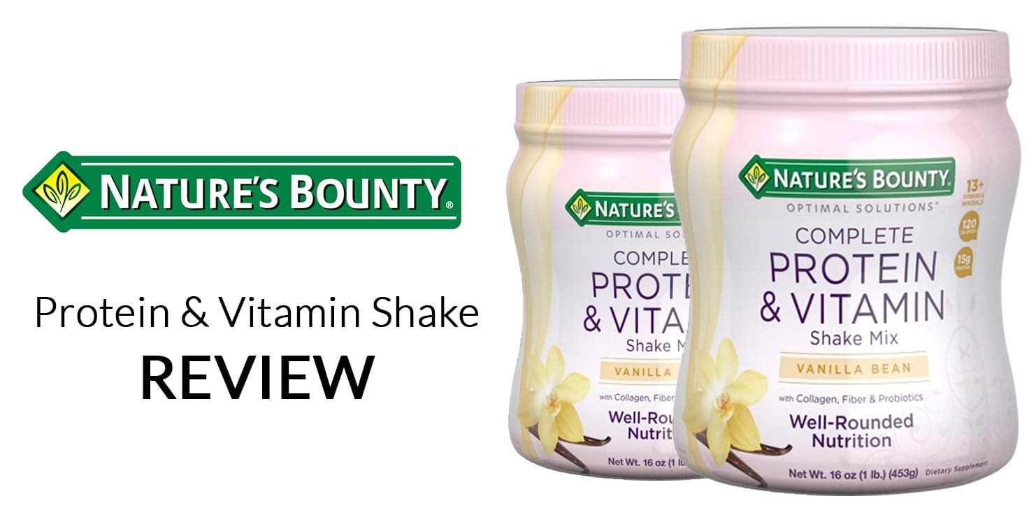 Nature's Bounty Shake Mix, Complete Protein & Vitamin, Vanilla - 16 oz