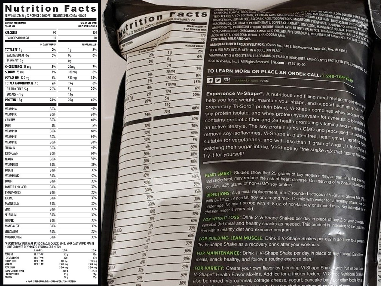 Visalus ViShape Nutritional Shake Mix Review As Nutritious As It Is