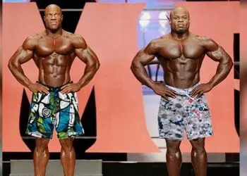 Kai Greene and Phil Heath in Men's Physique