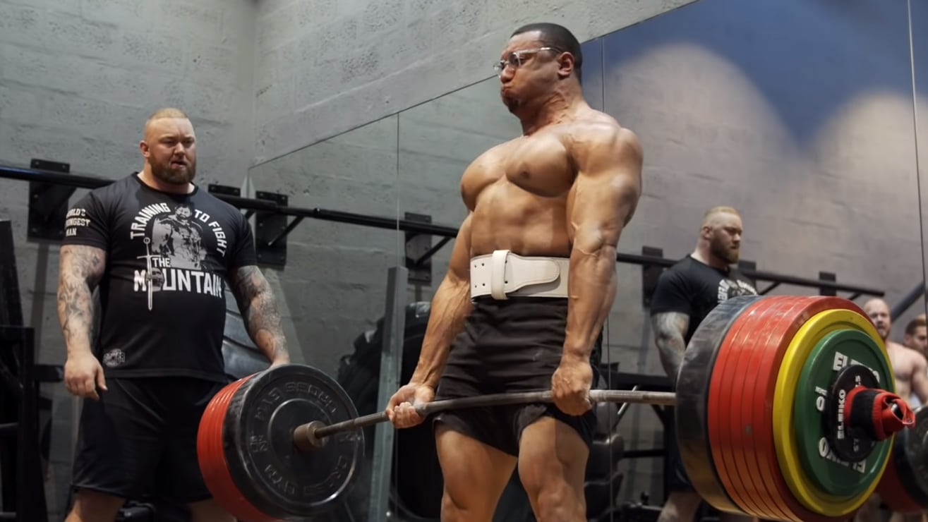 Larry Wheels Bleeds After Massive 805-Pound Deadlift For 7 Reps! 