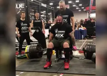Martin Tye Seated Deadlift World Record